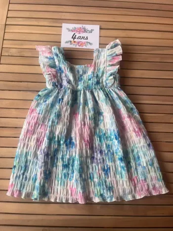 Robe fleurie Zara 4 ans