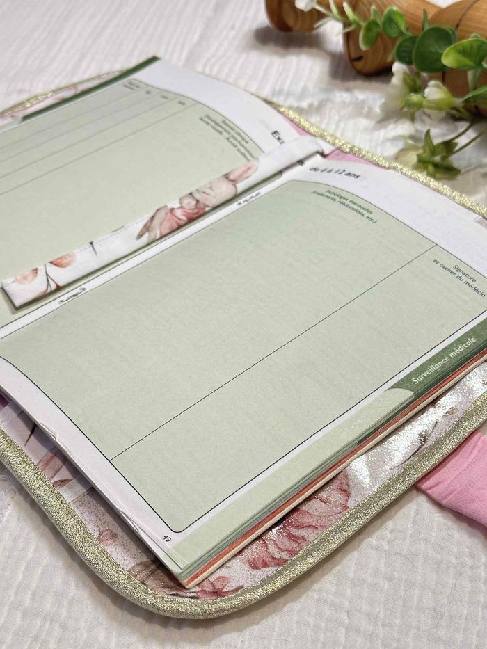 protège carnet de santé lapin fille - photo numéro 4