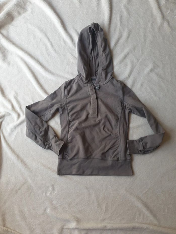 Sweat fille taille 10 12 ans marque Mexx marron taupe