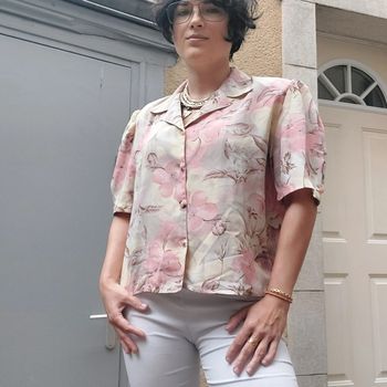 Superbe chemisier Vintage taille 44