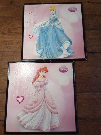2 cadres Disney 40 par 40