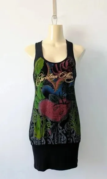 Robe tunique d'été - Ed Hardy by Christian Audigier - taille M