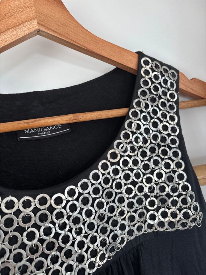 Robe noire bohème chic décontractée chic - photo numéro 4