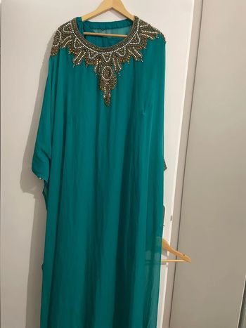 Robe dubai bleu