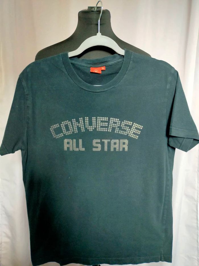 T-shirt Converse All Star – Noir – Taille XL - photo numéro 6