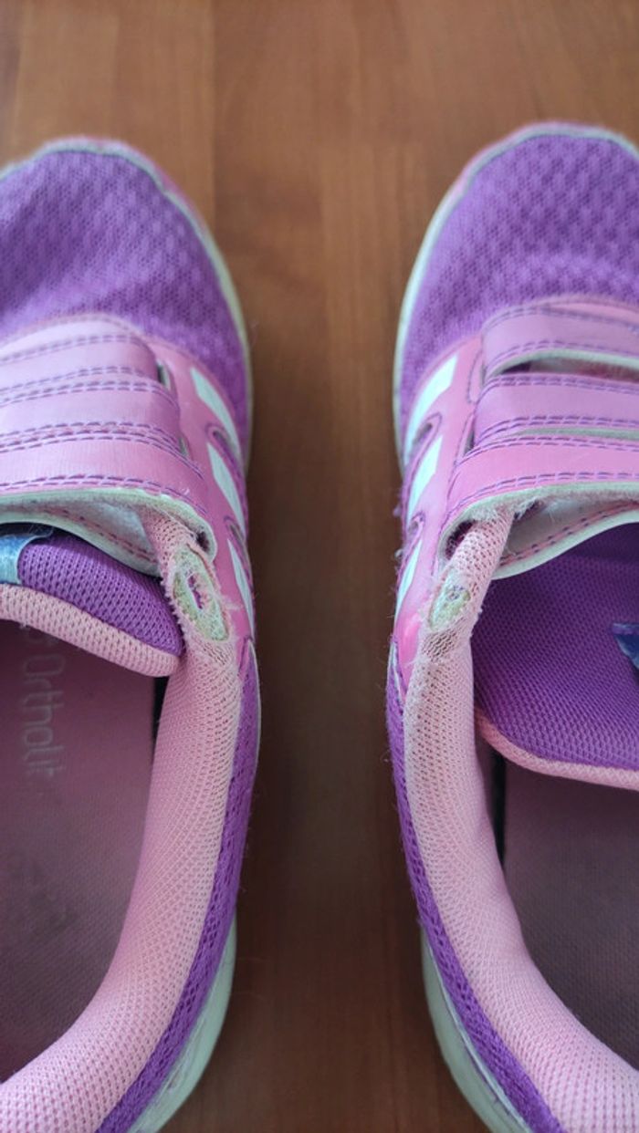 Baskets tissu adidas pointure 34 - photo numéro 12