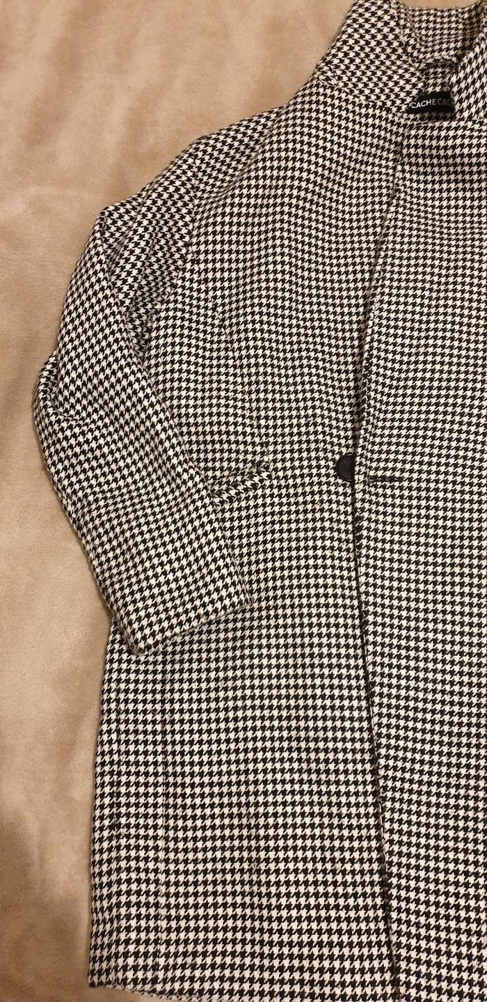 Manteau style pied de poule - photo numéro 2