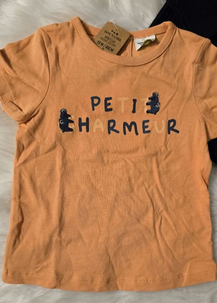 Neufs (non portés) 🏷🤩😍 gilet et teeshirt mc 18mois garçon 😍🤩💙 - photo numéro 4