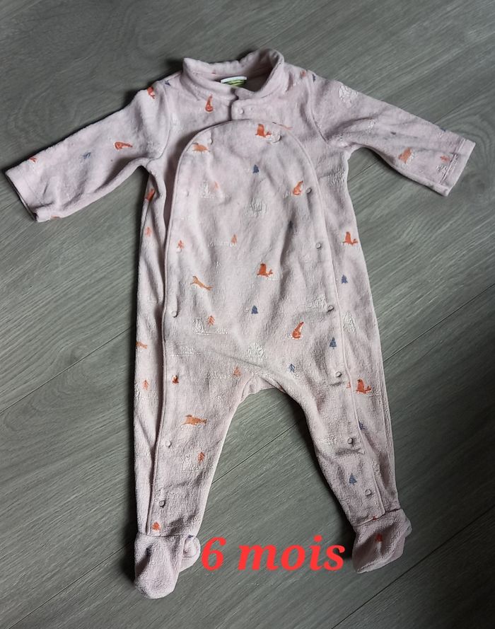 Pyjama velours 6 mois