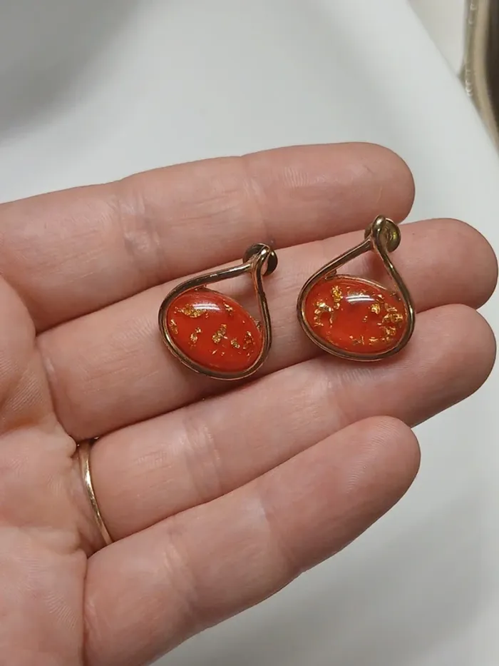 Boucle d oreille en forme de goutte
