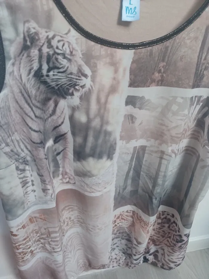 T-shirt sans manche ms mode femme - photo numéro 5