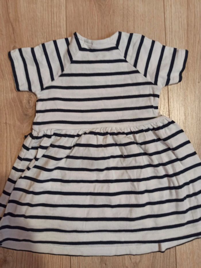 Robe marinière fille 12 mois - photo numéro 4