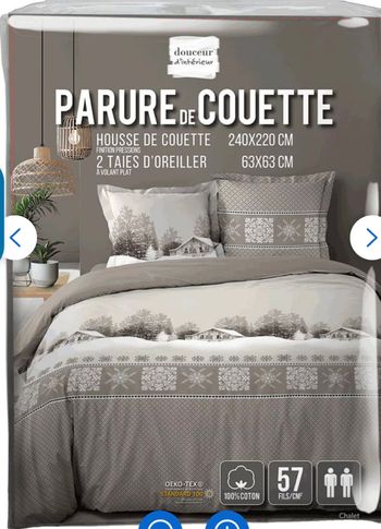 Parure de lit douceur intérieur