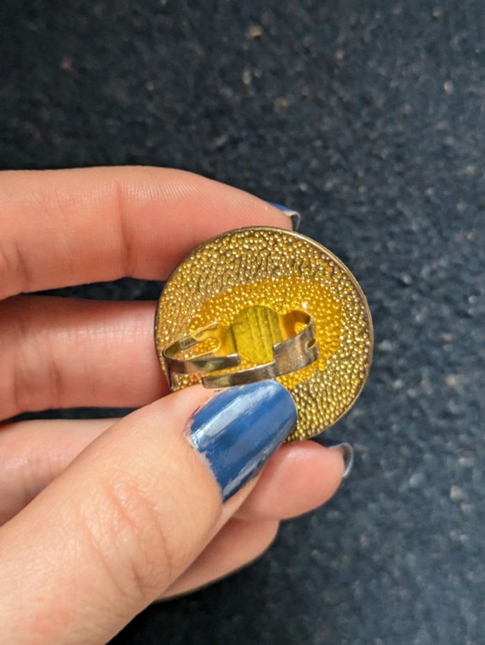 Bague ronde style vintage - photo numéro 3