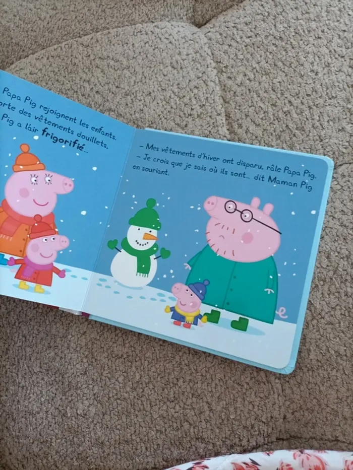 Livre cartonné Peppa pig : Peppa fait un bonhomme de neige - photo numéro 10