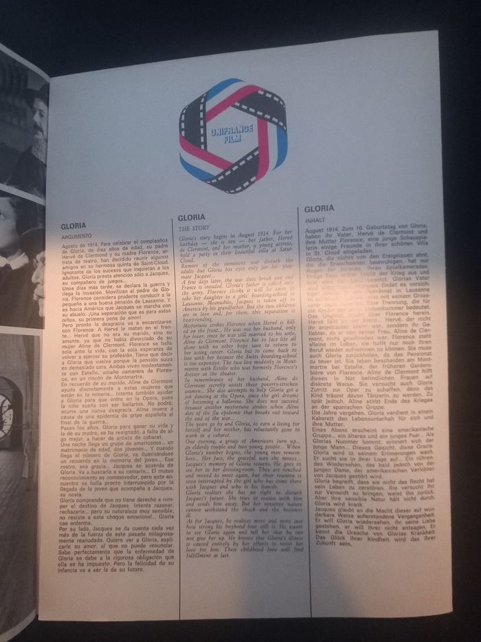 Affiche et synopsis du film Gloria - photo numéro 8