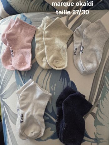 Lot socquettes 27/30
