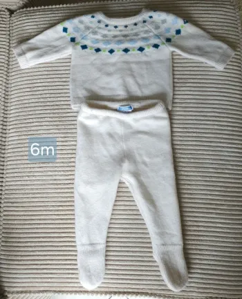 Ensemble Jacadi laine et cachemire 6m