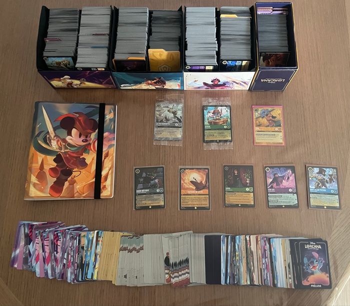 Très gros lot de cartes Lorcana de tous chapitres - photo numéro 1
