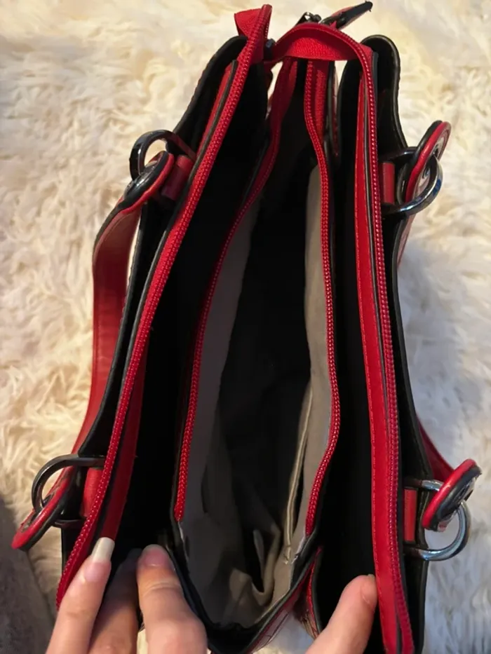 Sac à main rouge - photo numéro 4
