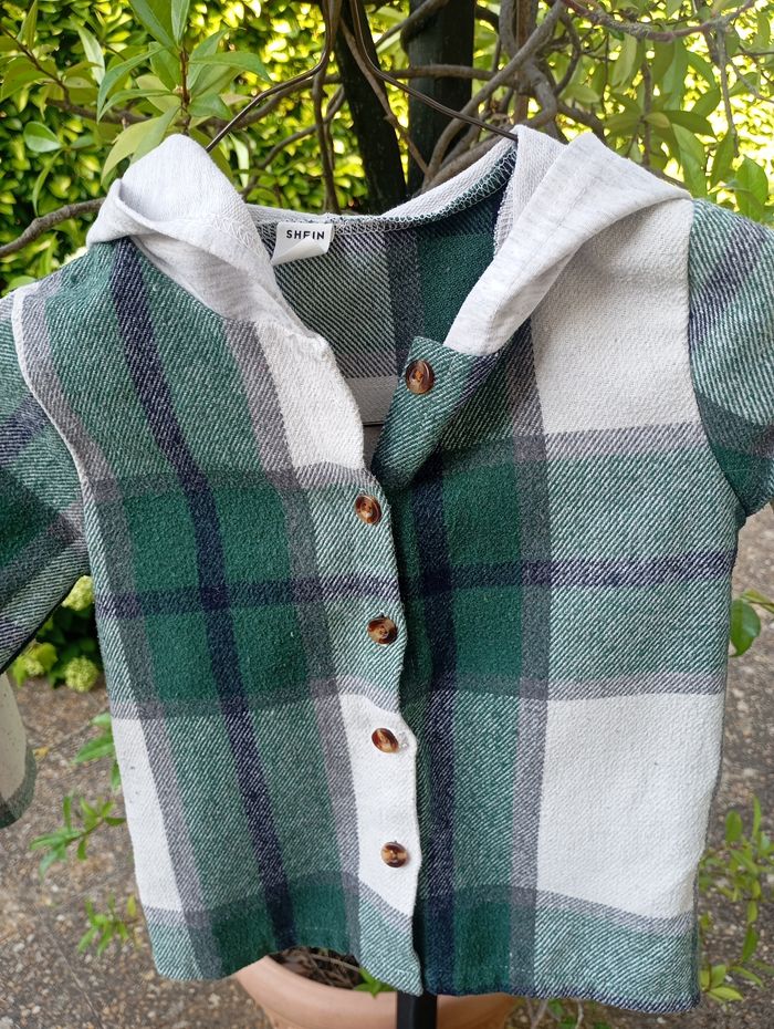 Veste/chemise avec capuche Shein 2/3 ans - photo numéro 2