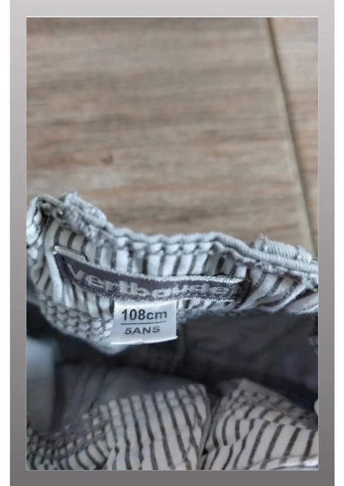 Jeans gris vertbaudet 5 ans - photo numéro 2