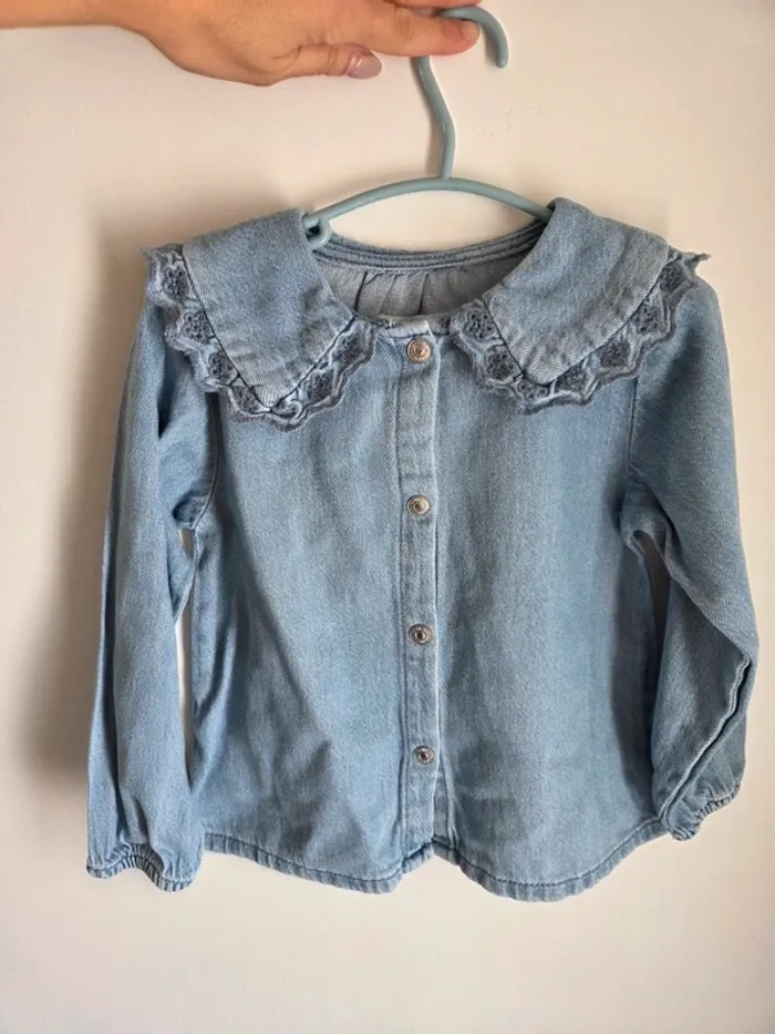 Chemise jean Zara 18-24 mois