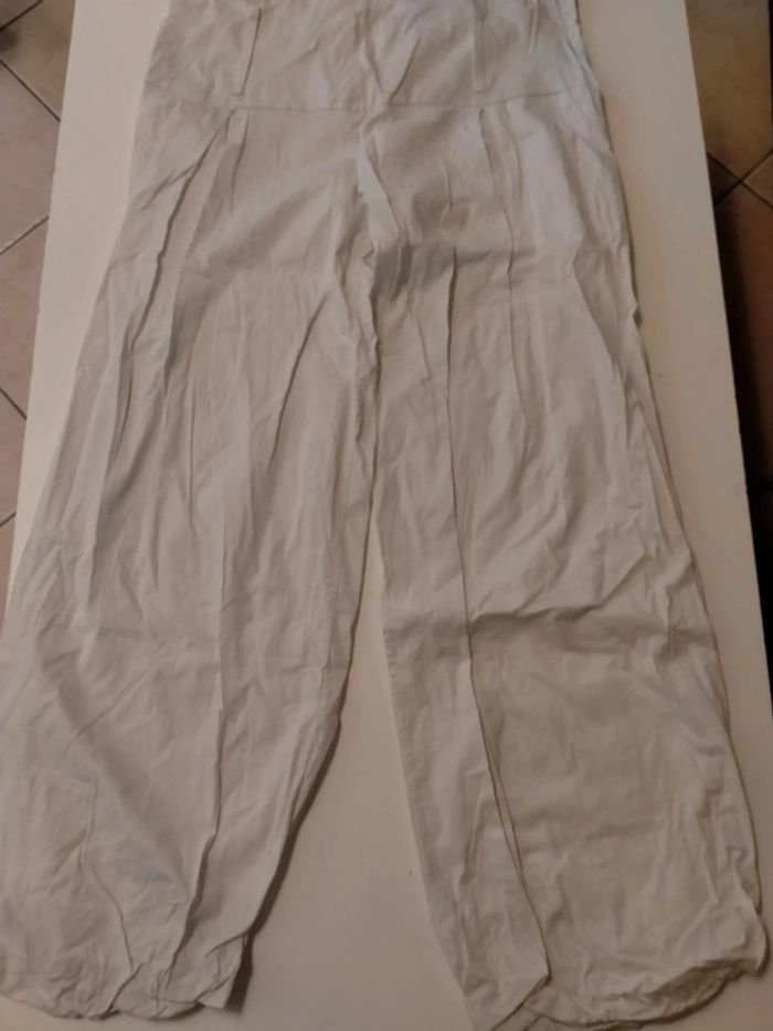 Pantalon blanc léger Taille unique - photo numéro 2