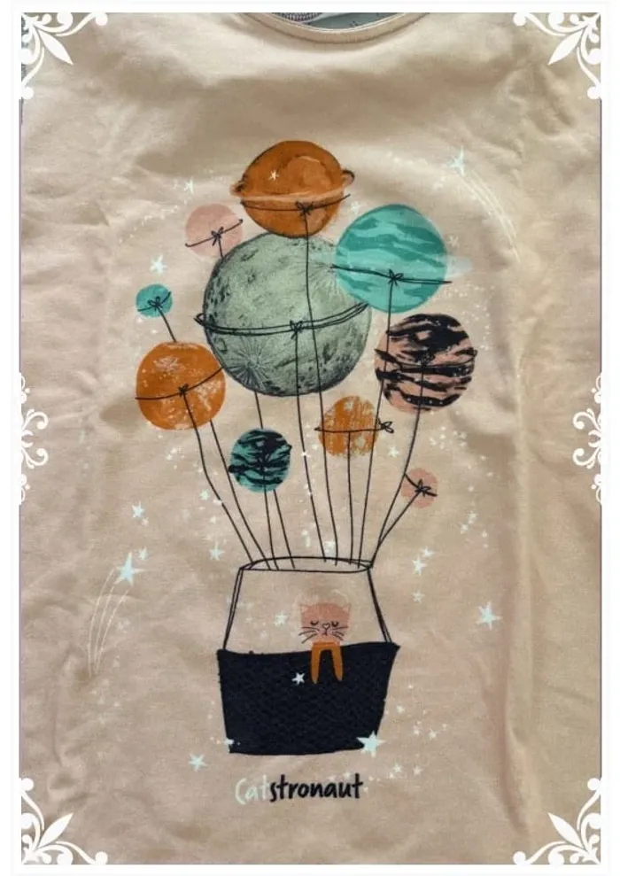 🎈 Pyjama enfant fille - Taille 6 ans - Fait main et ultra doux ! 🎈 - photo numéro 4