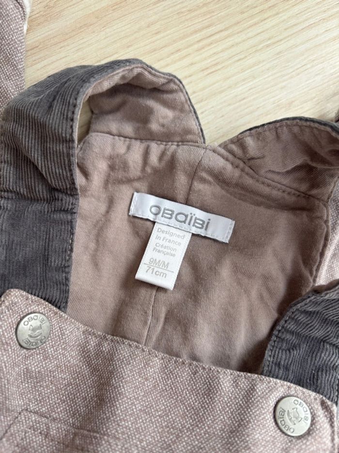 Salopette renard Obaibi taille 9 mois - photo numéro 5