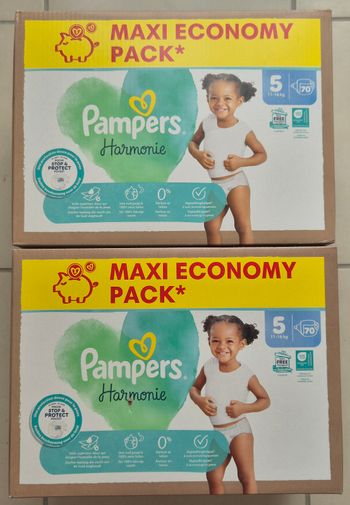 Couches pampers harmonie T5