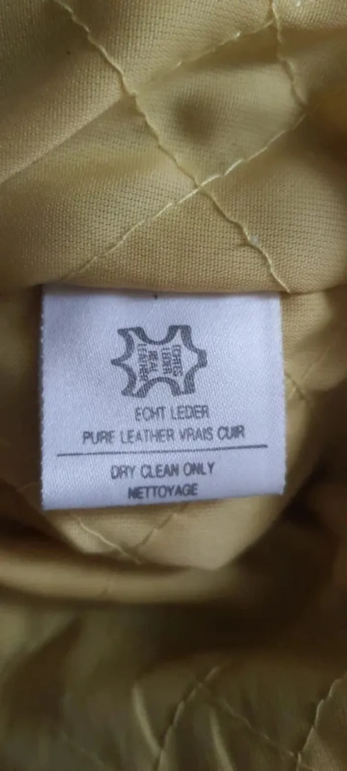 Blouson femme cuir noir "RT International" taille L - photo numéro 10