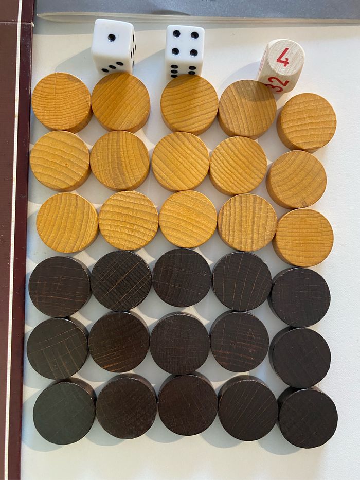 Backgammon en Bois - photo numéro 6