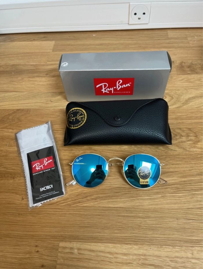 Solaire RB3447 Round Miroir Neuve