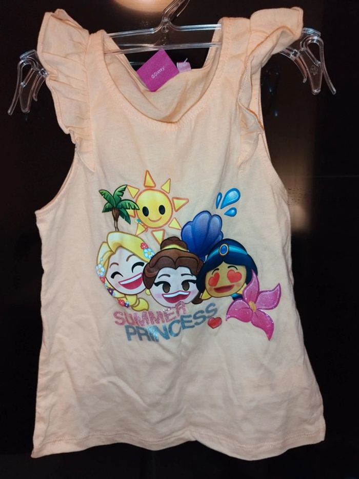 Debardeur jaune pâle princesses été