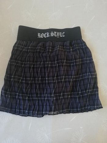 Jupe grise avec doublure punkidz 4 ans