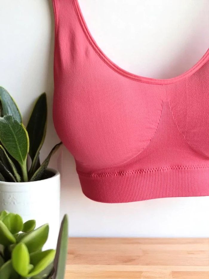 Brassière rose M/L - photo numéro 2