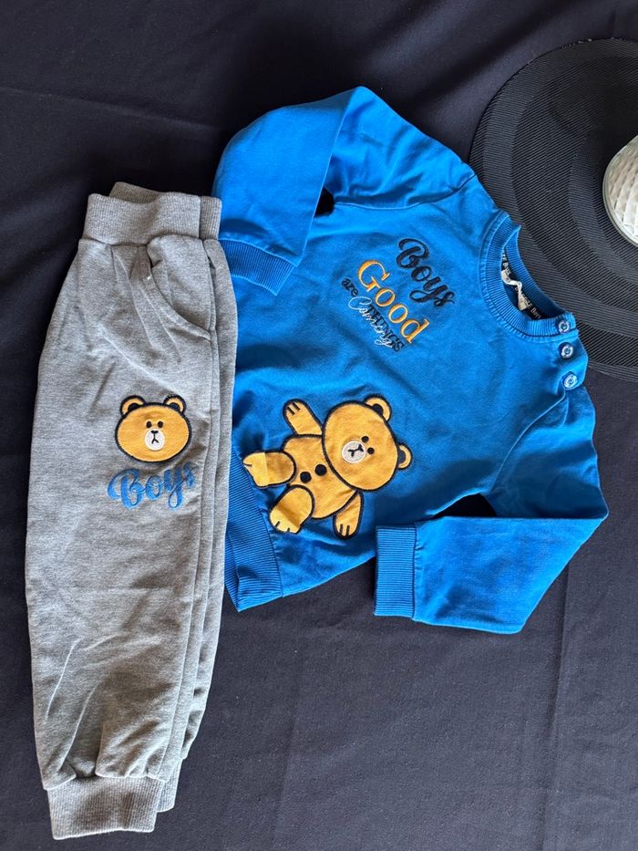 Ensemble 18 mois Breeze Bleu électrique