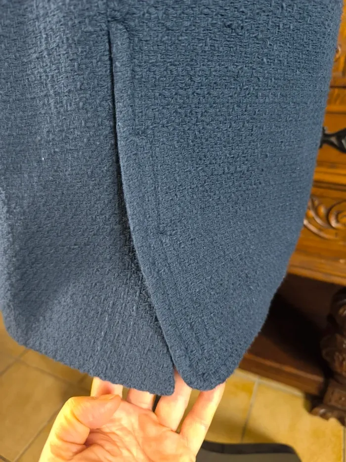 Magnifique manteau marine clair - photo numéro 7