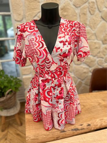 Combinaison short Combi d’été femme Made in italy été taille S M 36 38 t.u