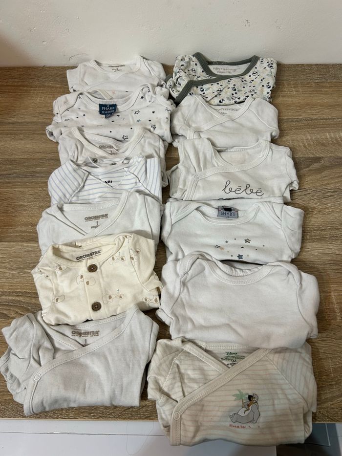 Lot de vêtements garçon 1 mois - photo numéro 3