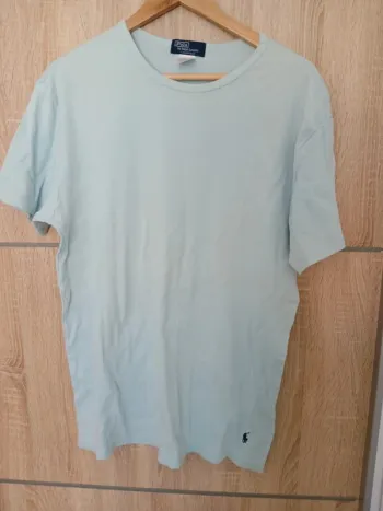 Tee shirt underwear ralph lauren XL bleu clair