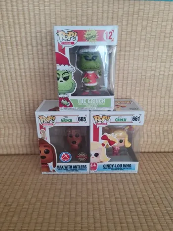 Lot de 3 Pop grinch Max et Cindy-Lou