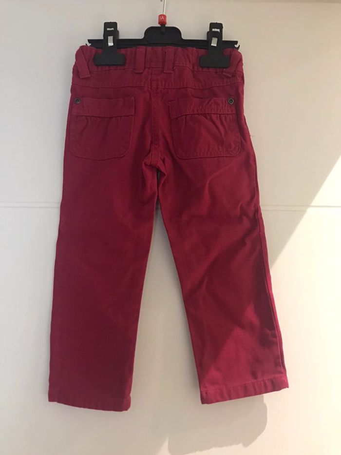 Pantalon droit grenat 2 ans - photo numéro 2