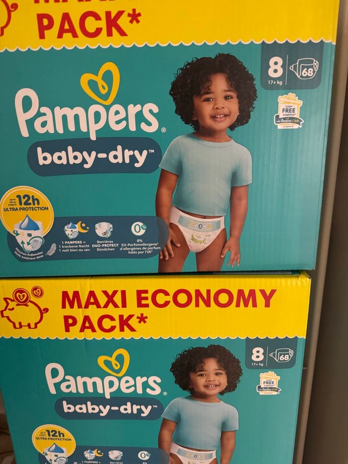 couche pampers taille 8