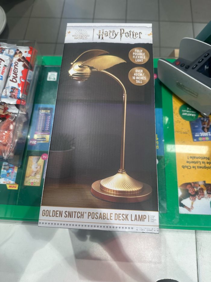 Lampe Harry Potter  vif d’or