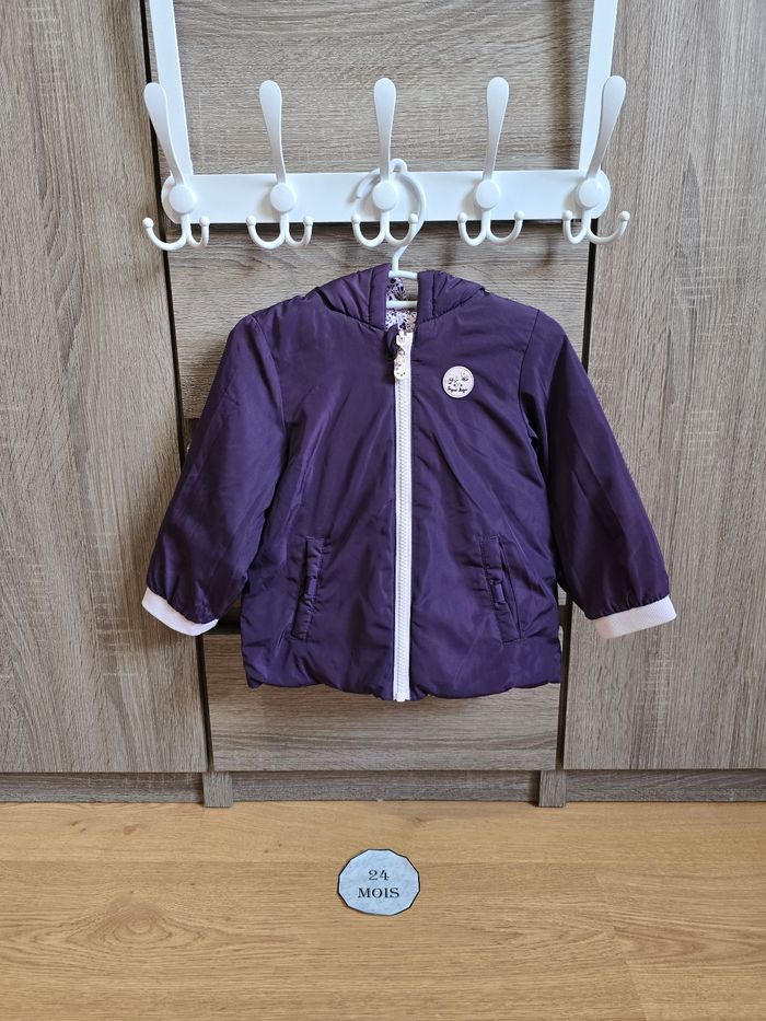 Vêtement Bébé Fille - Doudoune réversible - Sergent Major - 24 mois 86 cm