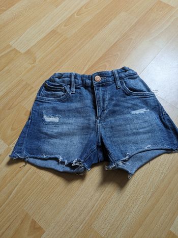 H&M short en jean fille 9 ans coton