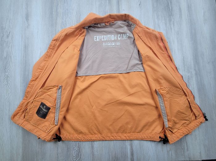 Veste Napapijri orange – Full zip – Taille L – Logo brodé - photo numéro 7