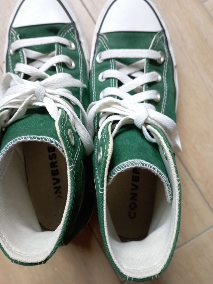 Converse vert foncé 38 - photo numéro 6
